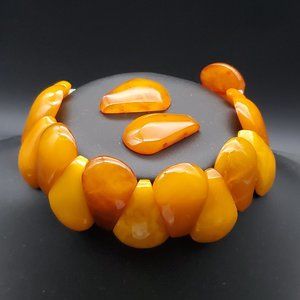Vintage Butterscotch Natural Baltic Amber Bracelet